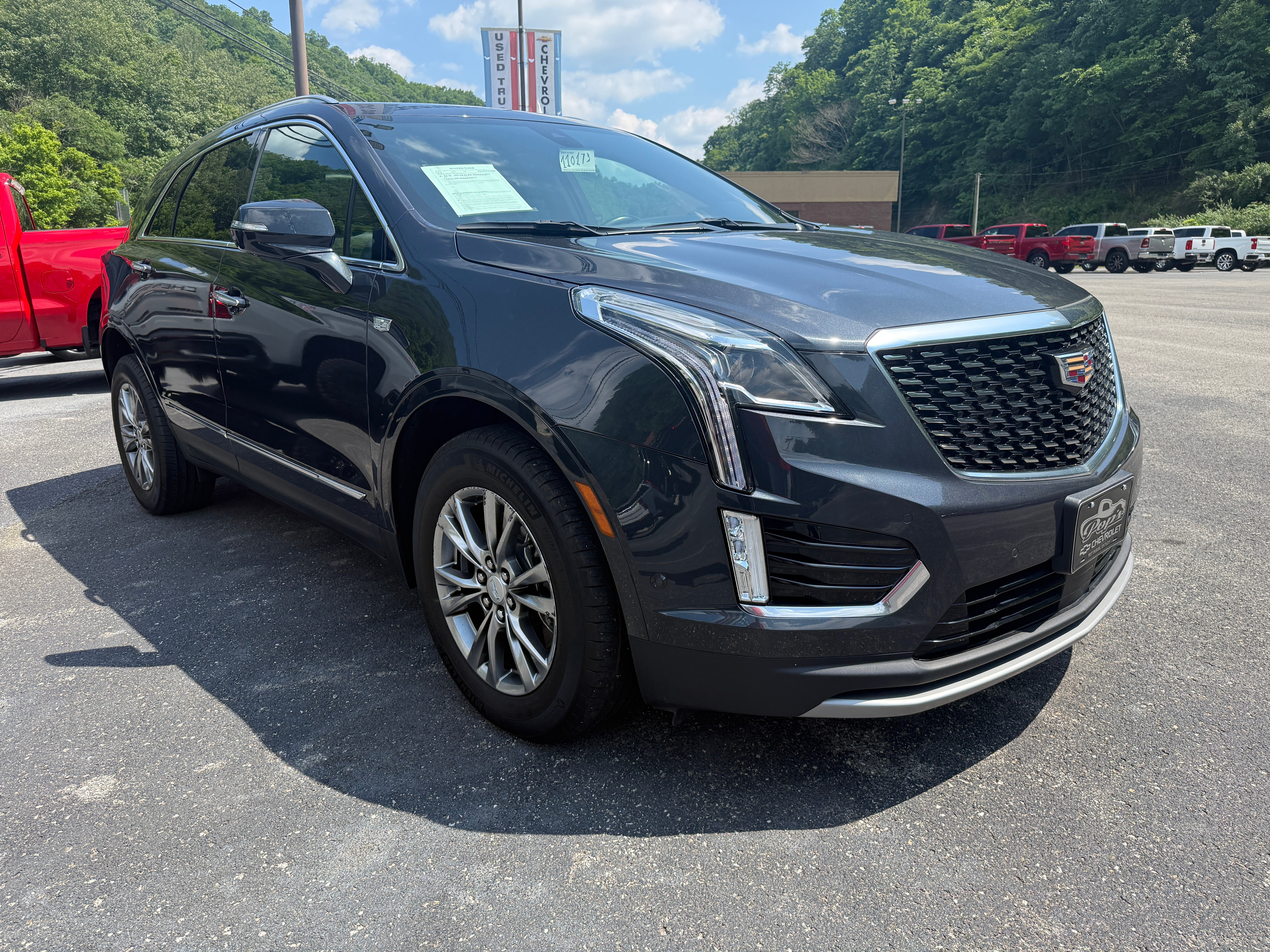 2023 Cadillac XT5 Premium Luxury in Wilder Metallic — front three-quarter view