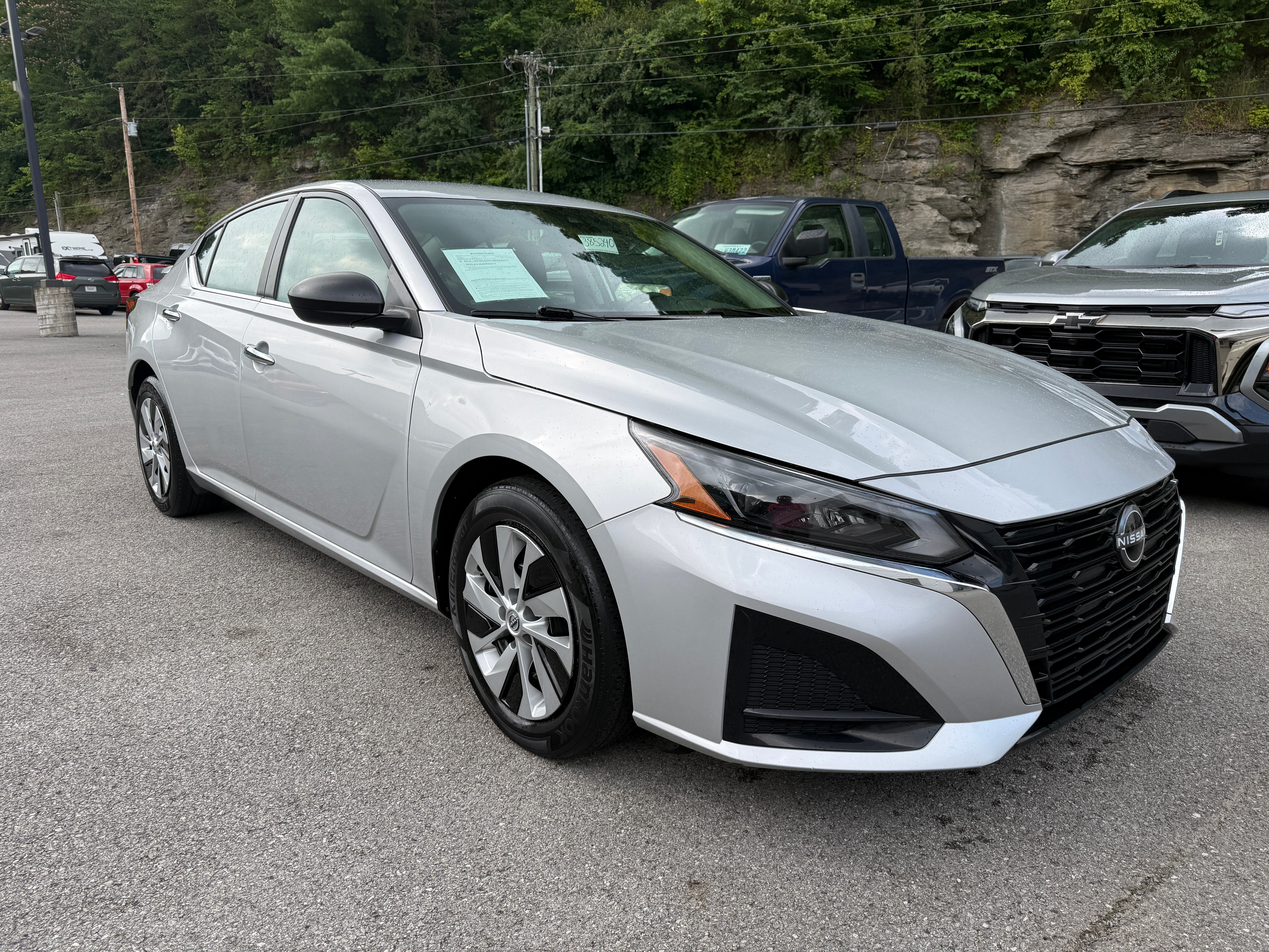 2024 Nissan Altima 2.5 S in Silver — front three-quarter view