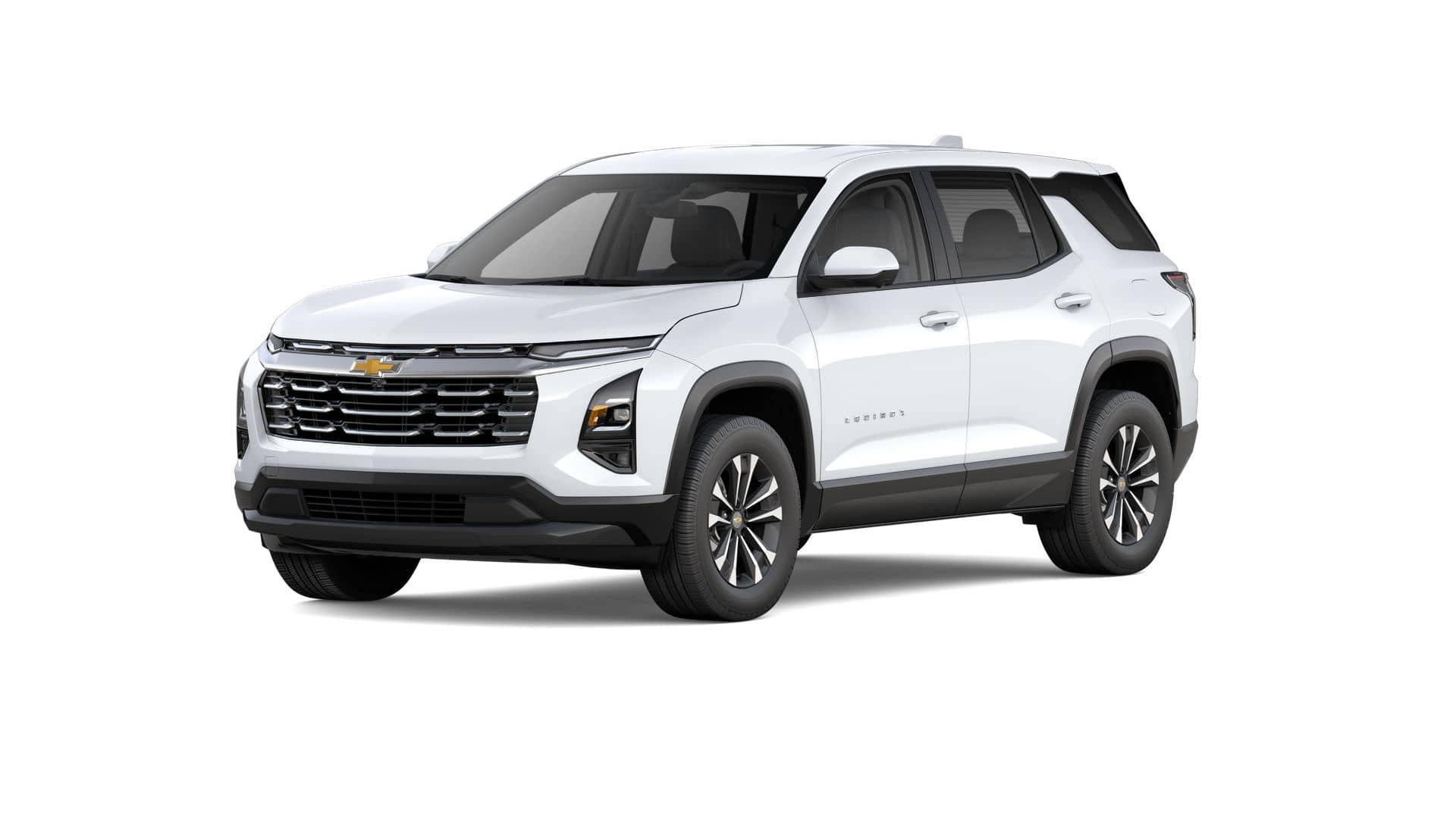 2026 Chevrolet Equinox LT in Summit White — front three-quarter view