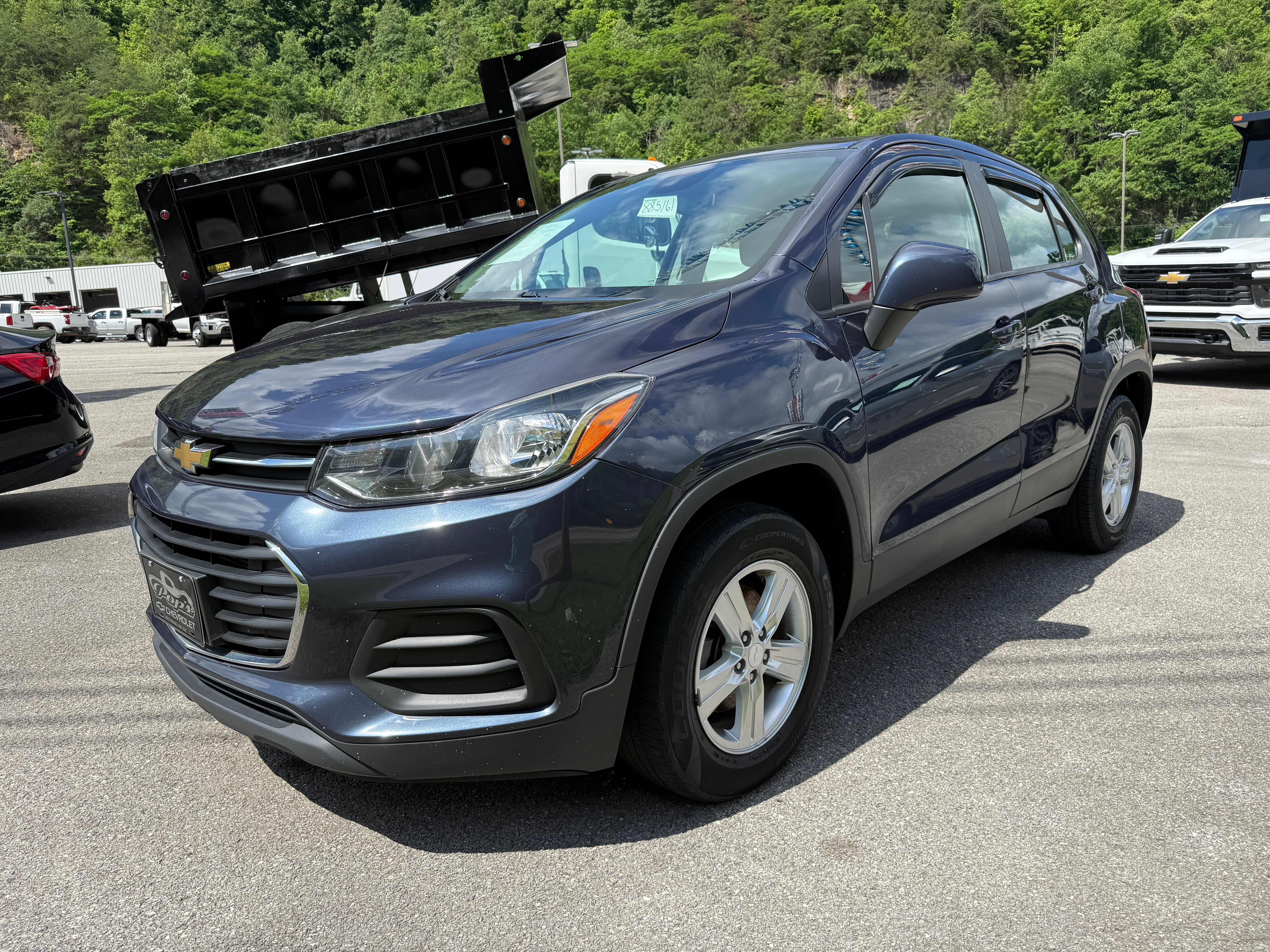 2018 Chevrolet Trax — rear three-quarter view