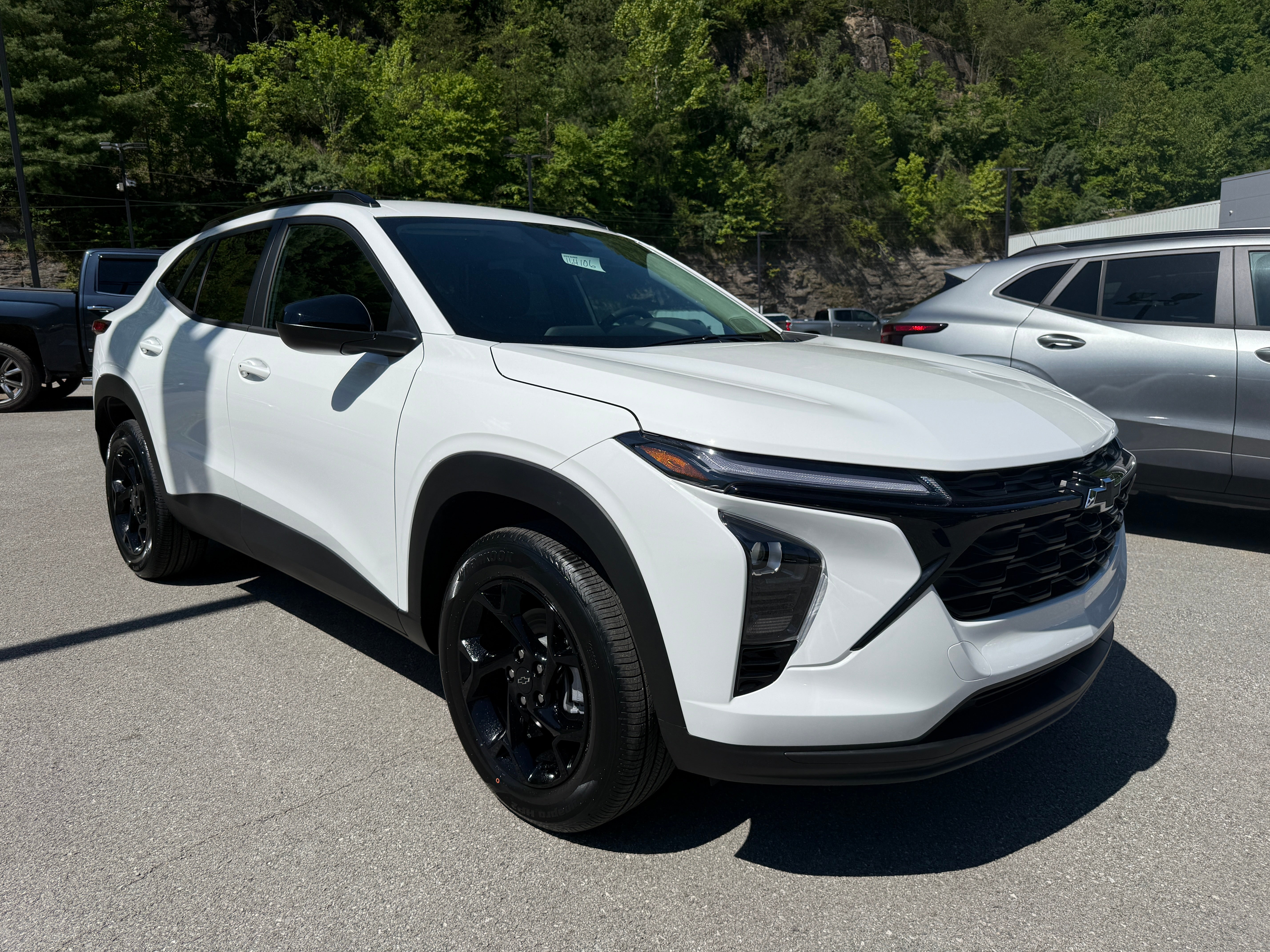 2026 Chevrolet Trax LT in Summit White — front three-quarter view