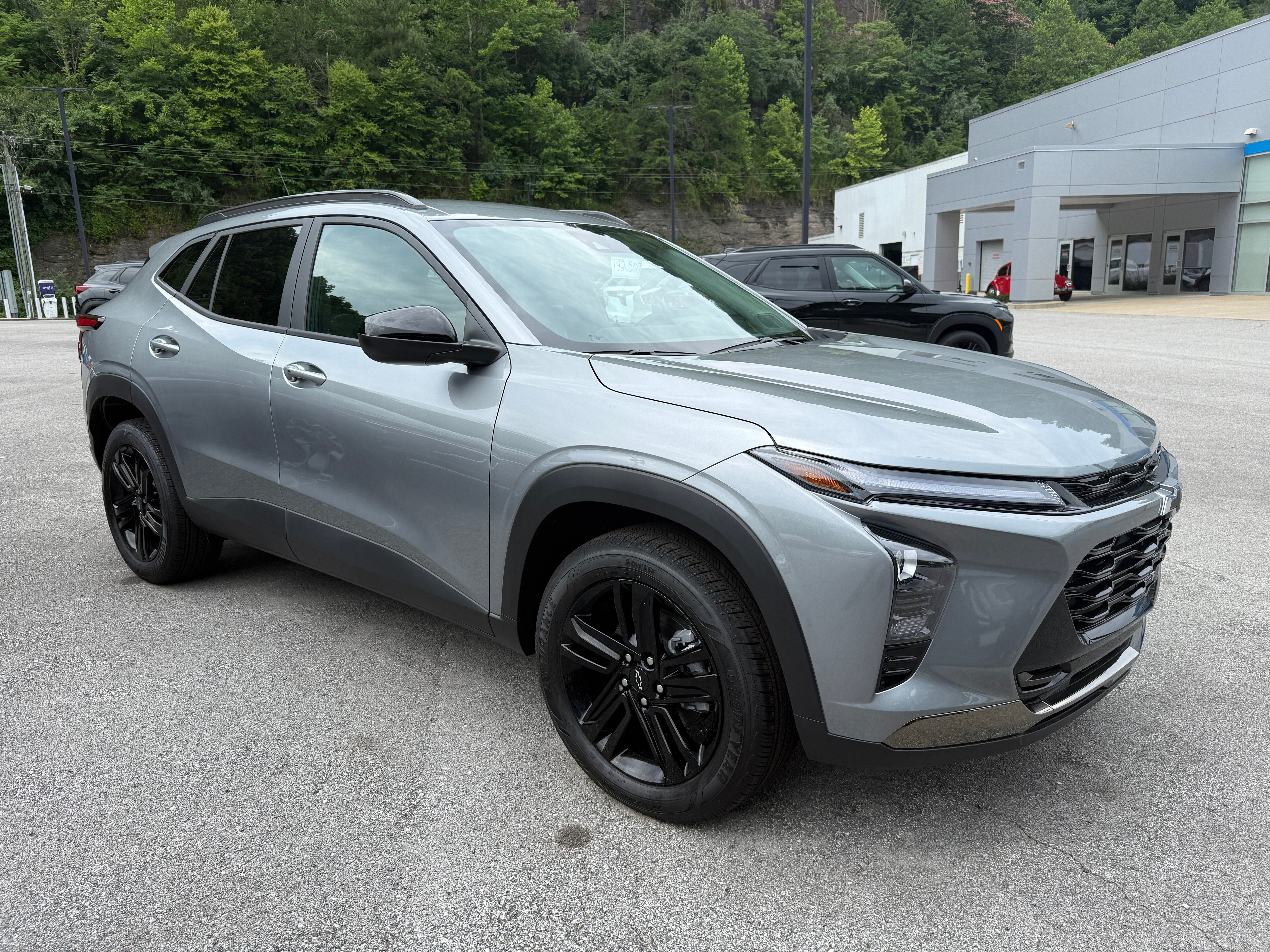 2026 Chevrolet Trax ACTIV in Sterling Gray Metallic — front three-quarter view